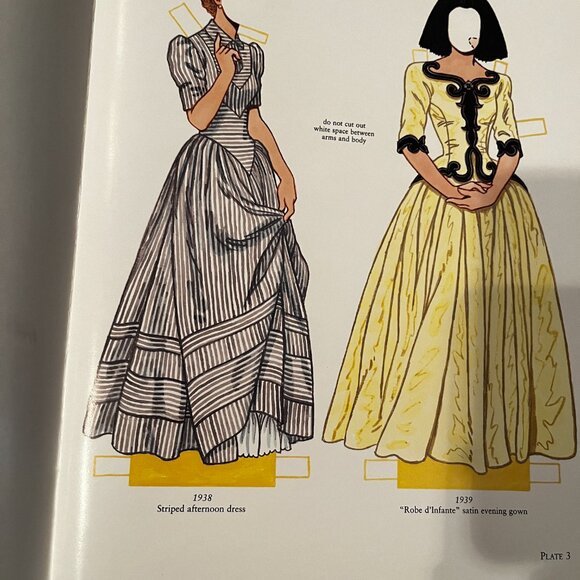 Balenciaga Fashion Review Paper Dolls by Tom Tierney (2000‎ Dover Publications) - Picture 6 of 10